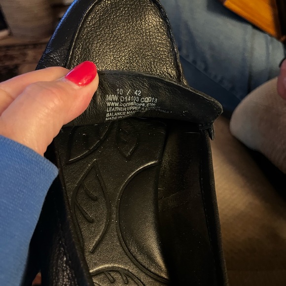 Born Black Leather Loafers - Picture 4 of 5